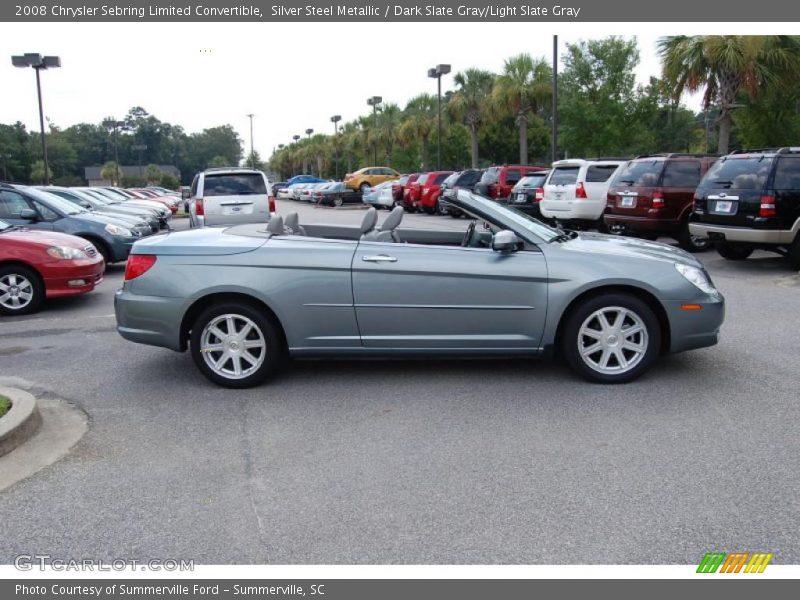Silver Steel Metallic / Dark Slate Gray/Light Slate Gray 2008 Chrysler Sebring Limited Convertible