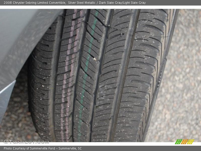 Silver Steel Metallic / Dark Slate Gray/Light Slate Gray 2008 Chrysler Sebring Limited Convertible