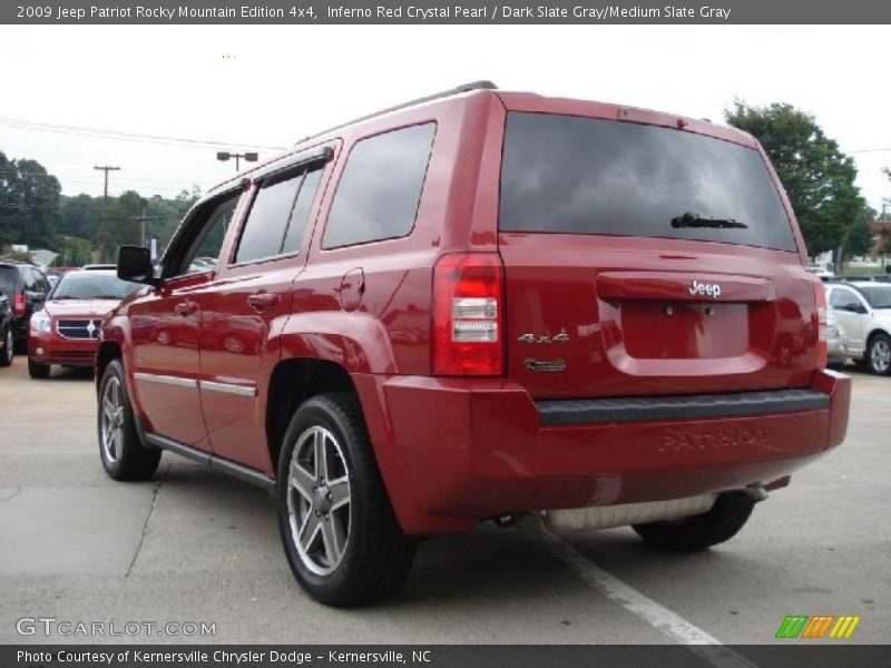 Inferno Red Crystal Pearl / Dark Slate Gray/Medium Slate Gray 2009 Jeep Patriot Rocky Mountain Edition 4x4