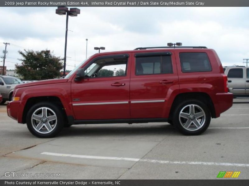 Inferno Red Crystal Pearl / Dark Slate Gray/Medium Slate Gray 2009 Jeep Patriot Rocky Mountain Edition 4x4