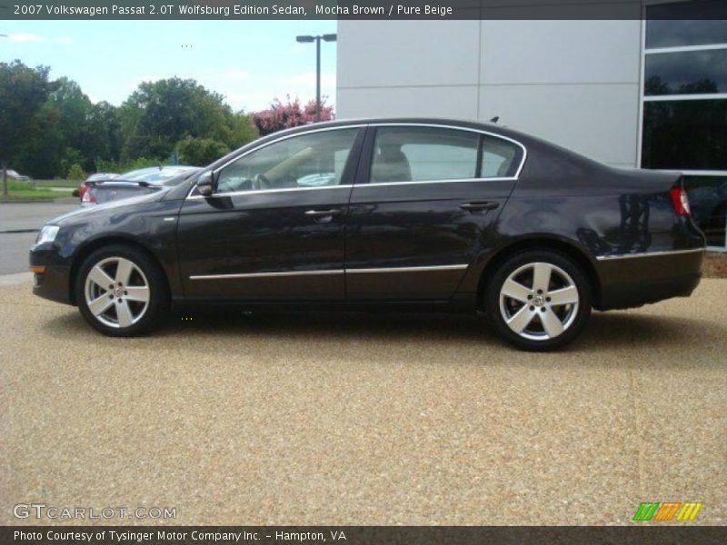 Mocha Brown / Pure Beige 2007 Volkswagen Passat 2.0T Wolfsburg Edition Sedan