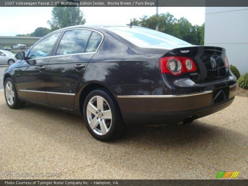 Mocha Brown / Pure Beige 2007 Volkswagen Passat 2.0T Wolfsburg Edition Sedan
