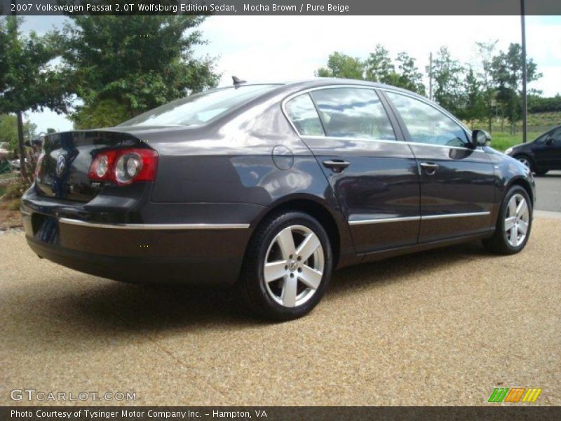 Mocha Brown / Pure Beige 2007 Volkswagen Passat 2.0T Wolfsburg Edition Sedan