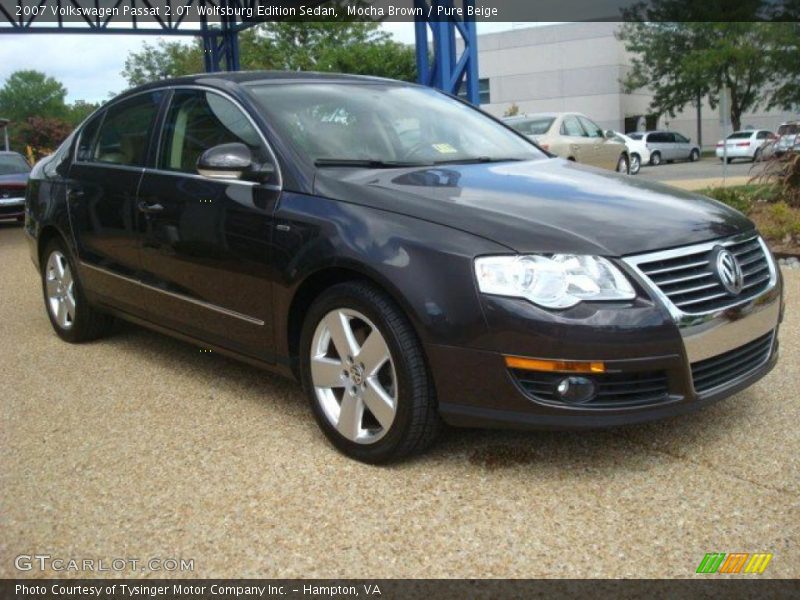 Mocha Brown / Pure Beige 2007 Volkswagen Passat 2.0T Wolfsburg Edition Sedan