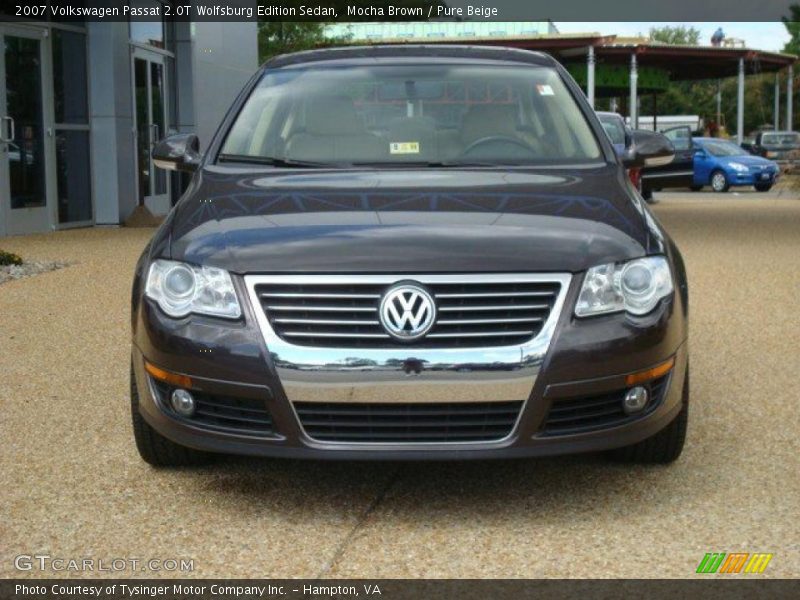 Mocha Brown / Pure Beige 2007 Volkswagen Passat 2.0T Wolfsburg Edition Sedan