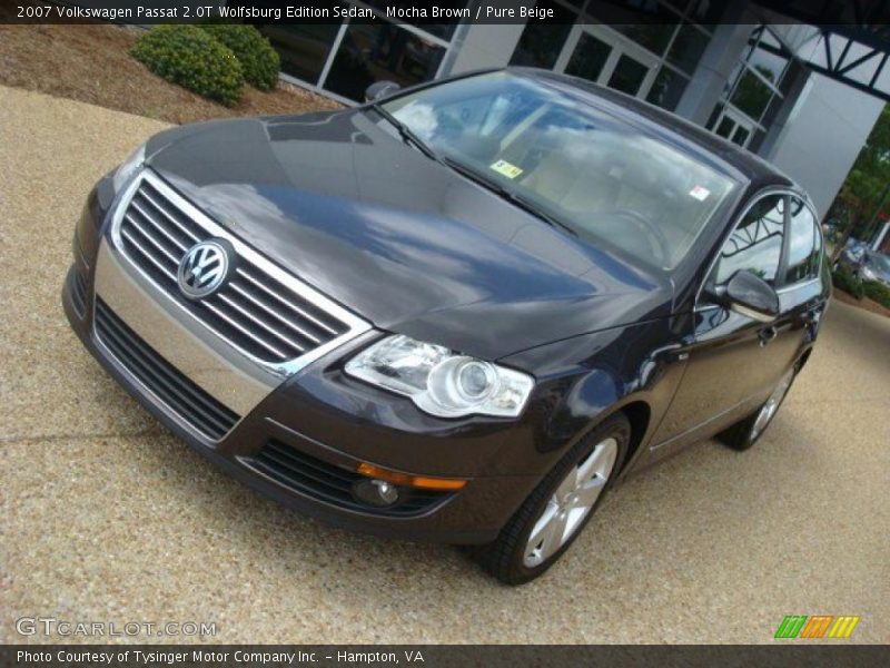 Mocha Brown / Pure Beige 2007 Volkswagen Passat 2.0T Wolfsburg Edition Sedan
