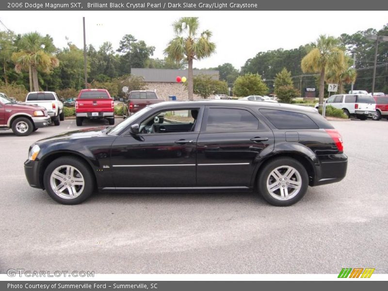 Brilliant Black Crystal Pearl / Dark Slate Gray/Light Graystone 2006 Dodge Magnum SXT