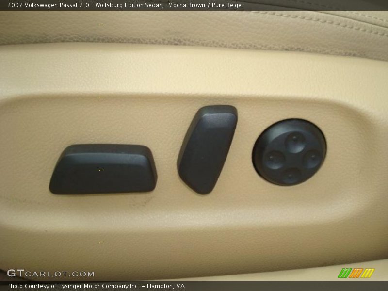 Mocha Brown / Pure Beige 2007 Volkswagen Passat 2.0T Wolfsburg Edition Sedan