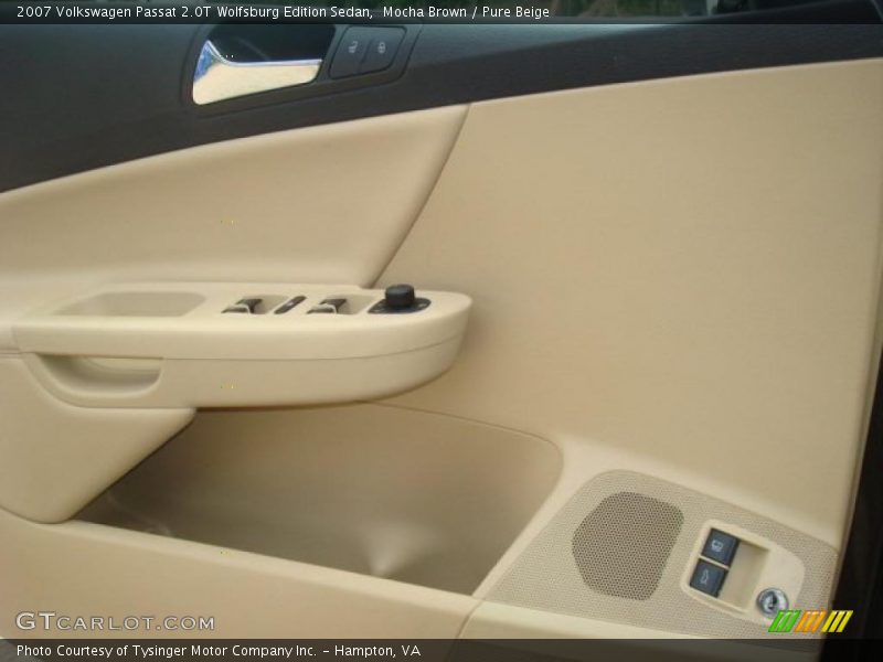 Mocha Brown / Pure Beige 2007 Volkswagen Passat 2.0T Wolfsburg Edition Sedan