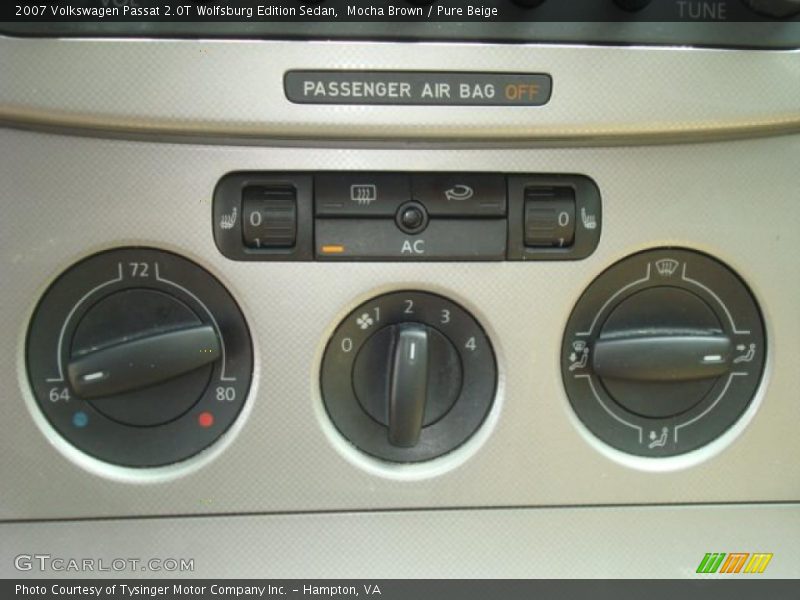 Mocha Brown / Pure Beige 2007 Volkswagen Passat 2.0T Wolfsburg Edition Sedan