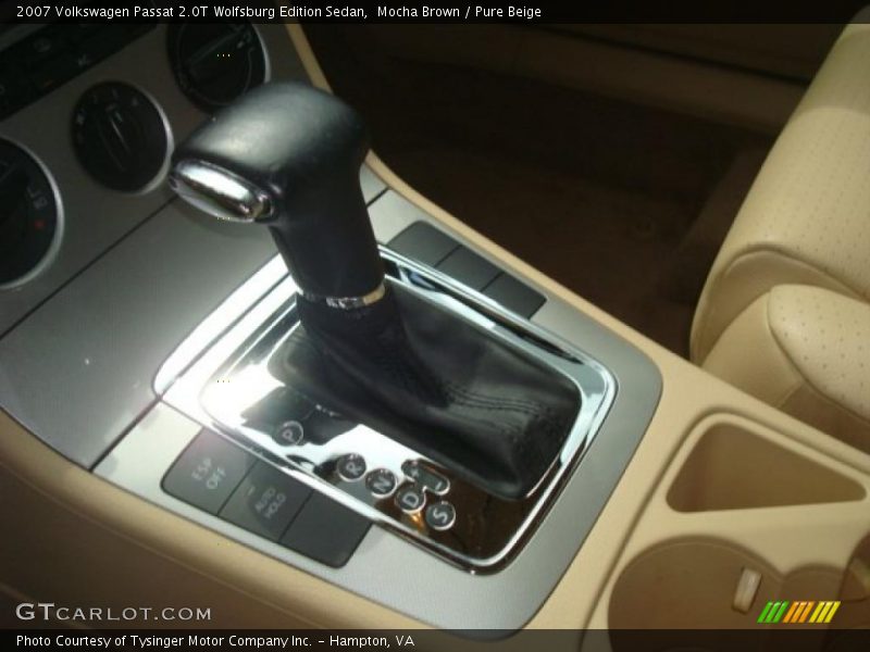 Mocha Brown / Pure Beige 2007 Volkswagen Passat 2.0T Wolfsburg Edition Sedan