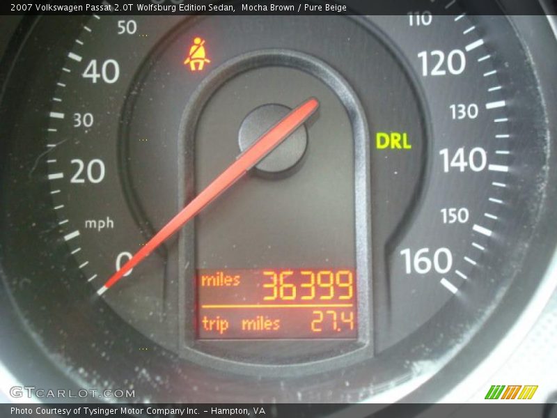 Mocha Brown / Pure Beige 2007 Volkswagen Passat 2.0T Wolfsburg Edition Sedan