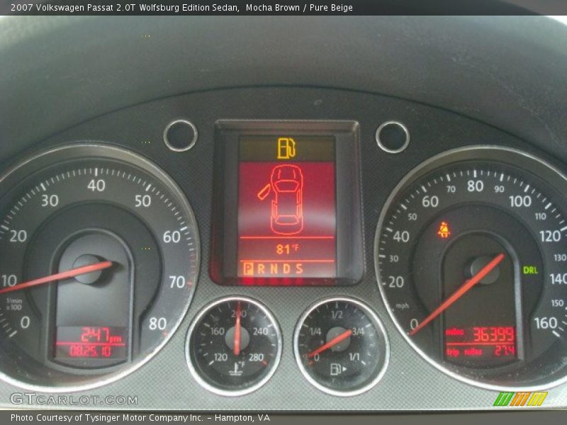 Mocha Brown / Pure Beige 2007 Volkswagen Passat 2.0T Wolfsburg Edition Sedan