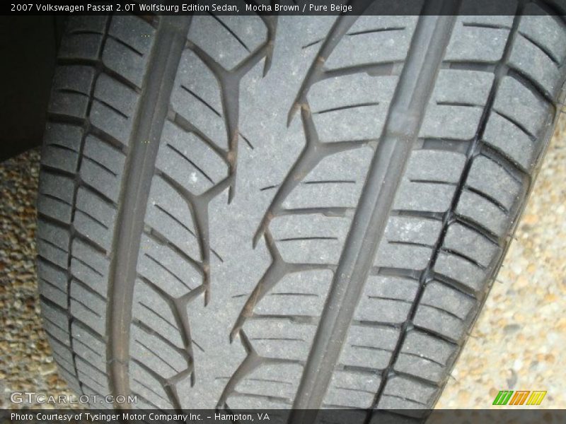 Mocha Brown / Pure Beige 2007 Volkswagen Passat 2.0T Wolfsburg Edition Sedan