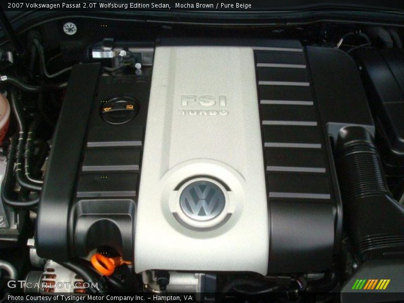 Mocha Brown / Pure Beige 2007 Volkswagen Passat 2.0T Wolfsburg Edition Sedan