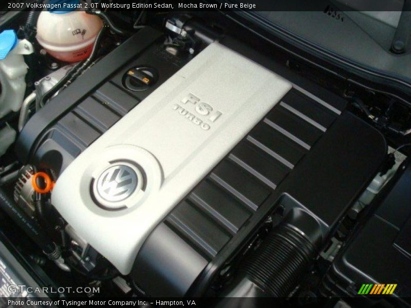 Mocha Brown / Pure Beige 2007 Volkswagen Passat 2.0T Wolfsburg Edition Sedan