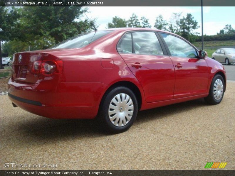 Salsa Red / Anthracite 2007 Volkswagen Jetta 2.5 Sedan