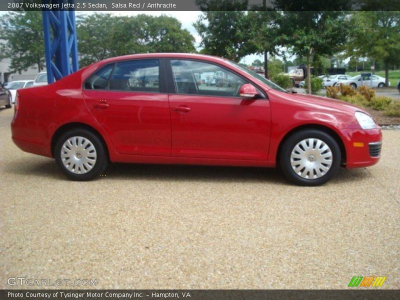 Salsa Red / Anthracite 2007 Volkswagen Jetta 2.5 Sedan