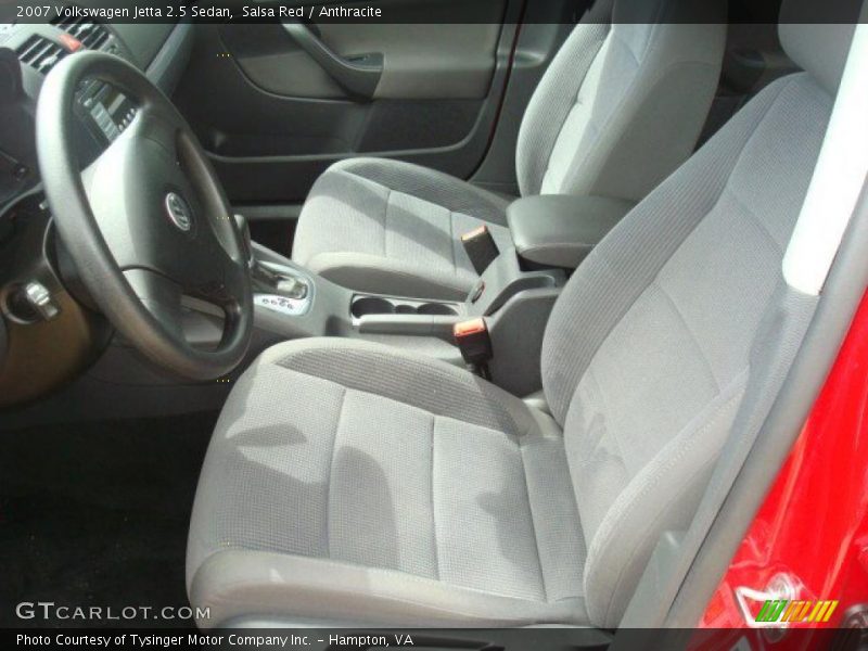 Salsa Red / Anthracite 2007 Volkswagen Jetta 2.5 Sedan