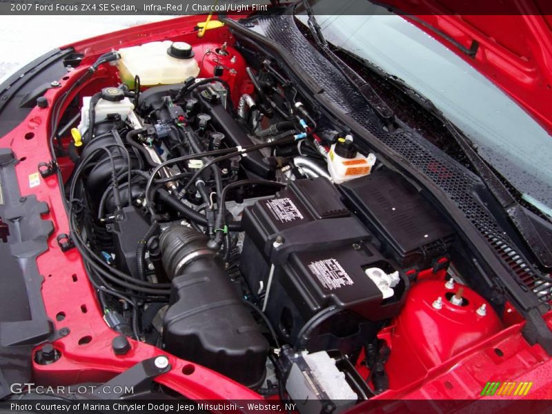 Infra-Red / Charcoal/Light Flint 2007 Ford Focus ZX4 SE Sedan