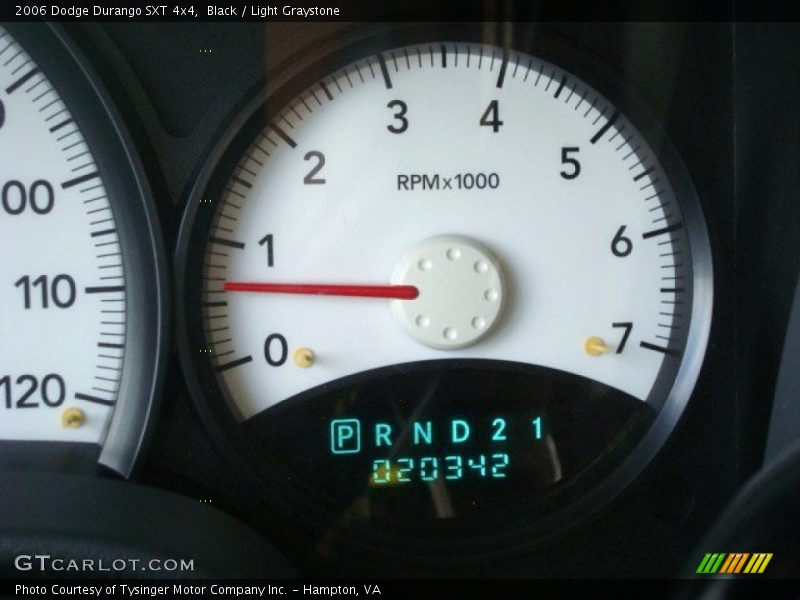 Black / Light Graystone 2006 Dodge Durango SXT 4x4