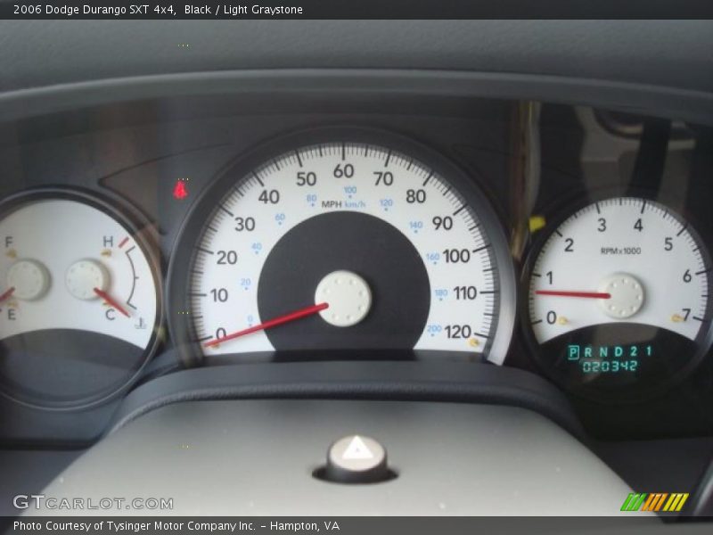 Black / Light Graystone 2006 Dodge Durango SXT 4x4