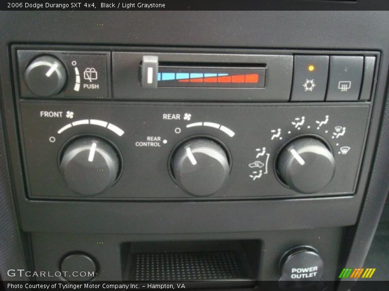 Black / Light Graystone 2006 Dodge Durango SXT 4x4