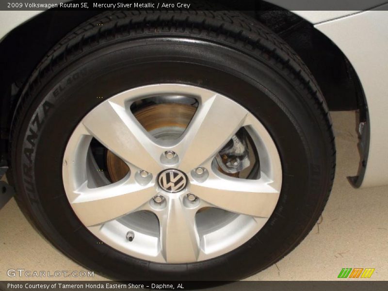 Mercury Sliver Metallic / Aero Grey 2009 Volkswagen Routan SE