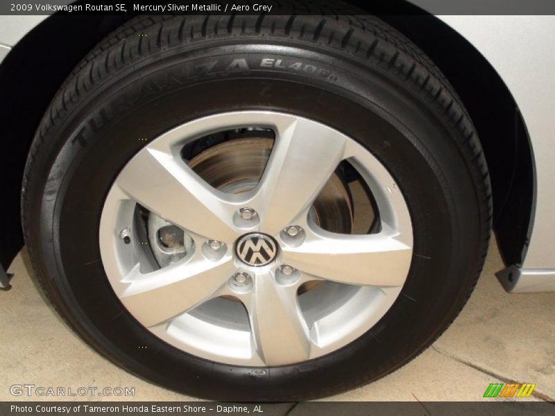 Mercury Sliver Metallic / Aero Grey 2009 Volkswagen Routan SE