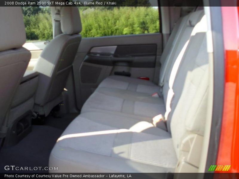 Flame Red / Khaki 2008 Dodge Ram 2500 SXT Mega Cab 4x4