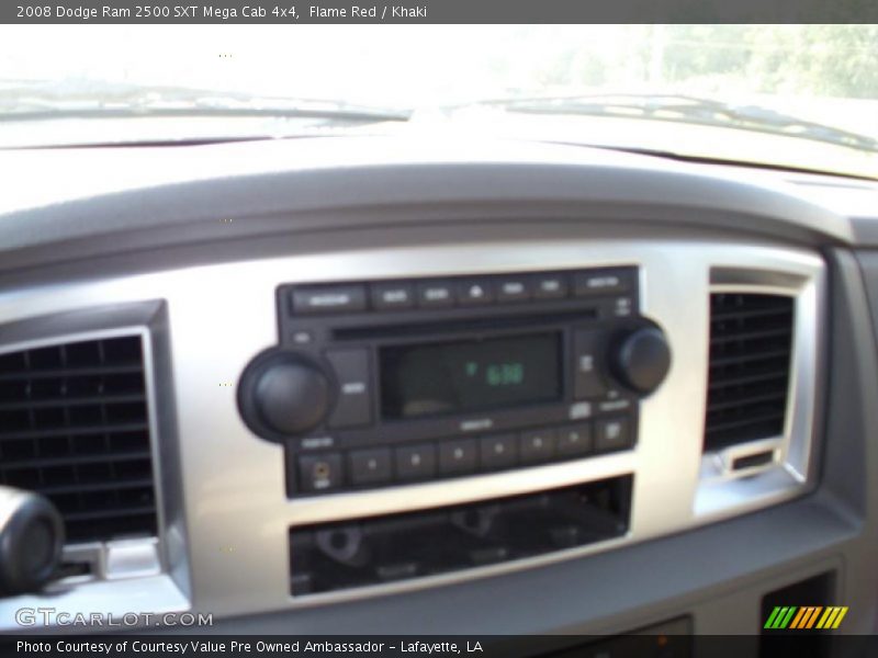 Flame Red / Khaki 2008 Dodge Ram 2500 SXT Mega Cab 4x4