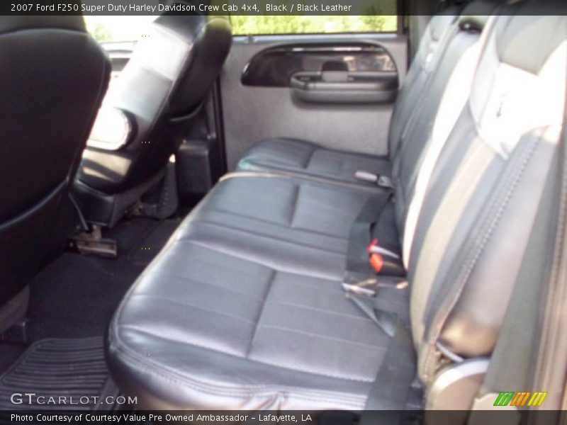 Black / Black Leather 2007 Ford F250 Super Duty Harley Davidson Crew Cab 4x4