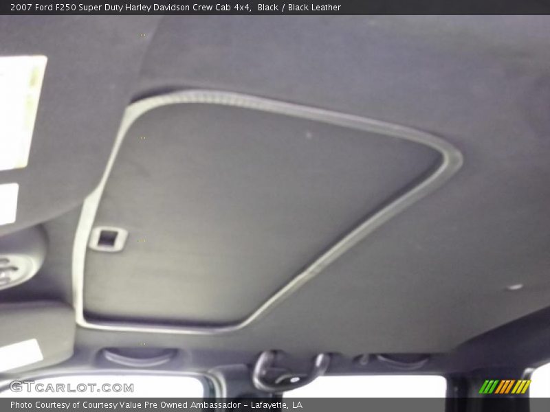 Black / Black Leather 2007 Ford F250 Super Duty Harley Davidson Crew Cab 4x4