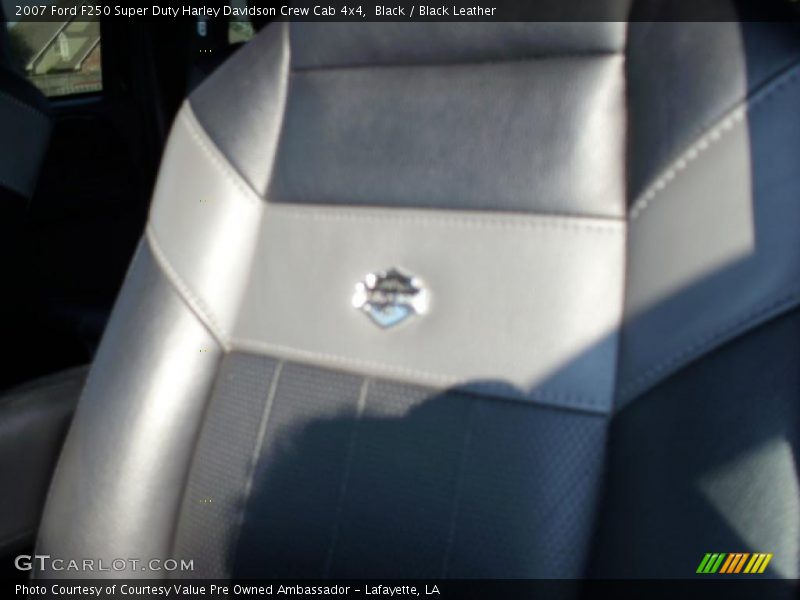 Black / Black Leather 2007 Ford F250 Super Duty Harley Davidson Crew Cab 4x4