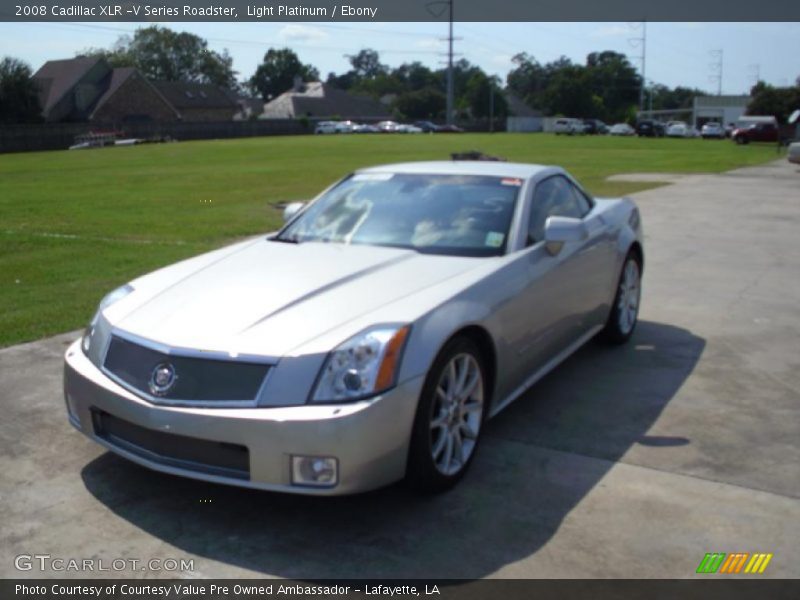 Light Platinum / Ebony 2008 Cadillac XLR -V Series Roadster