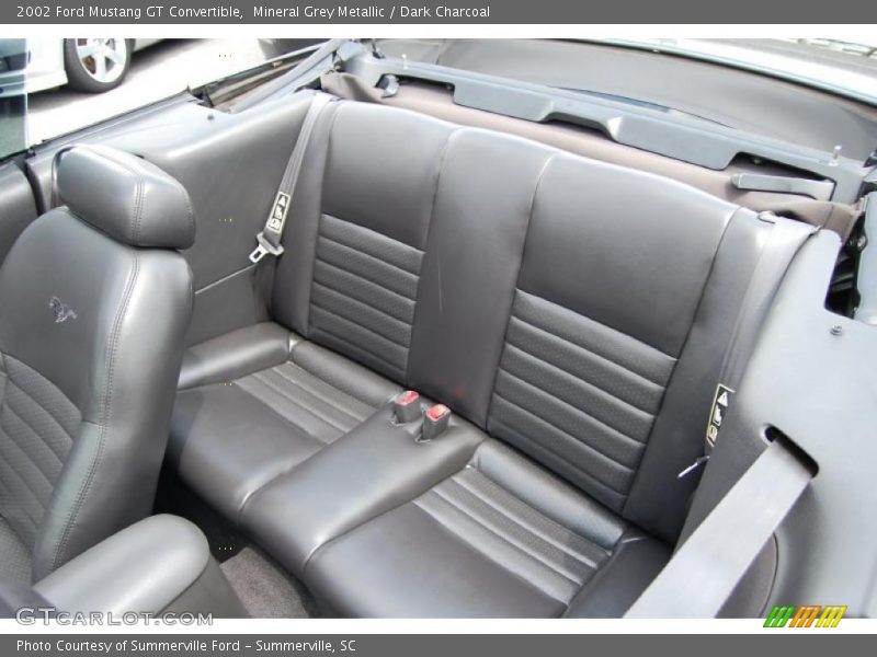 Mineral Grey Metallic / Dark Charcoal 2002 Ford Mustang GT Convertible