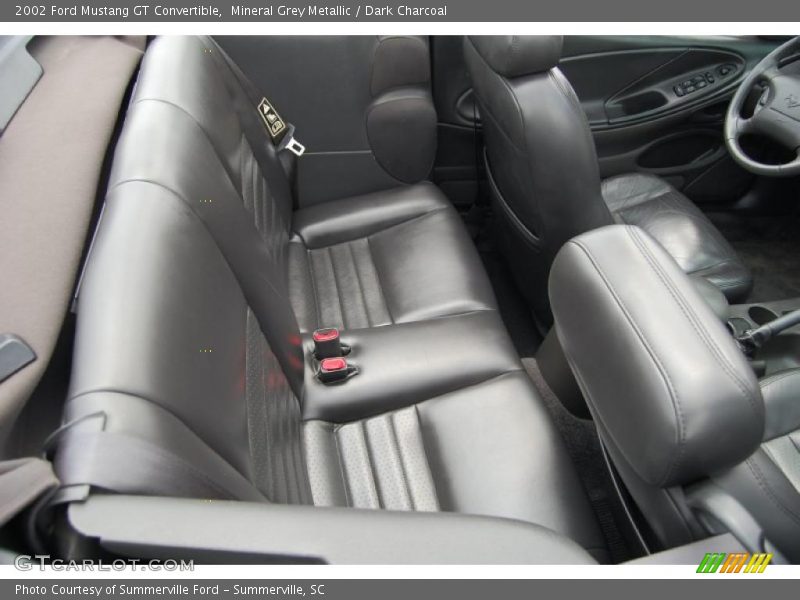 Mineral Grey Metallic / Dark Charcoal 2002 Ford Mustang GT Convertible