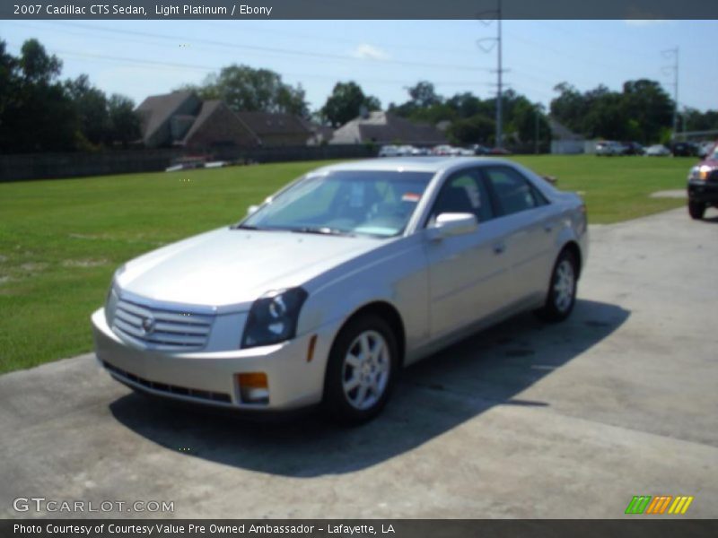 Light Platinum / Ebony 2007 Cadillac CTS Sedan