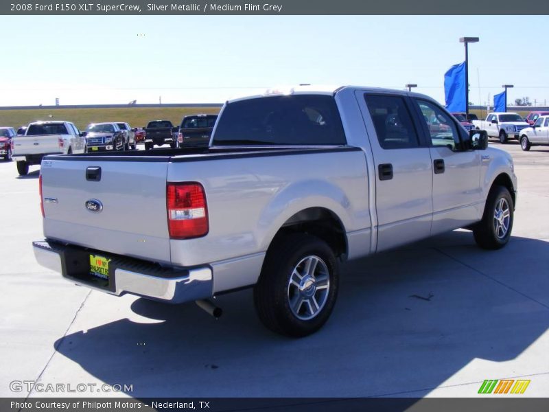 Silver Metallic / Medium Flint Grey 2008 Ford F150 XLT SuperCrew