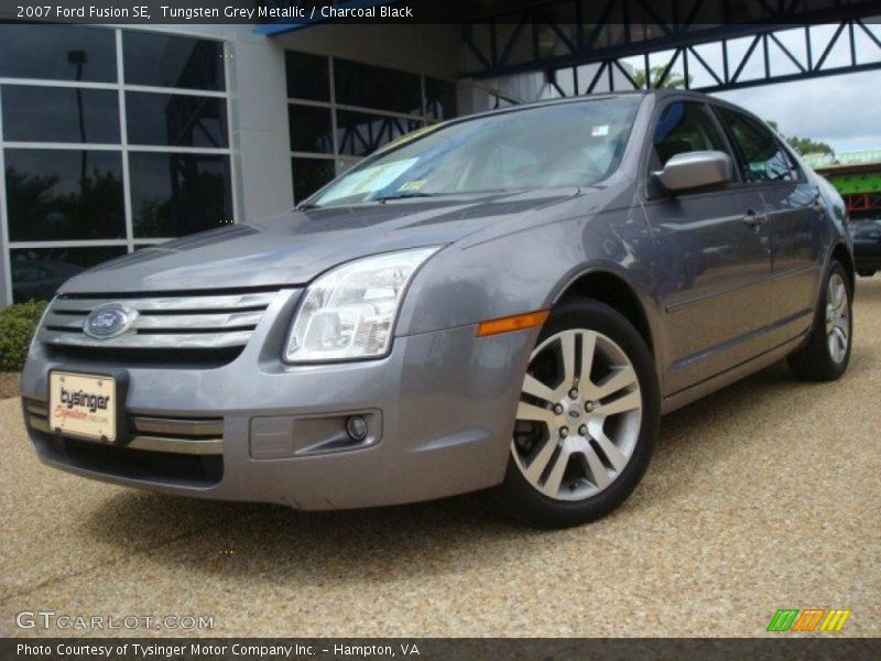 Tungsten Grey Metallic / Charcoal Black 2007 Ford Fusion SE