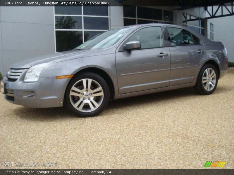 Tungsten Grey Metallic / Charcoal Black 2007 Ford Fusion SE