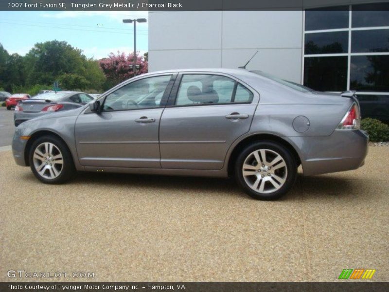 Tungsten Grey Metallic / Charcoal Black 2007 Ford Fusion SE