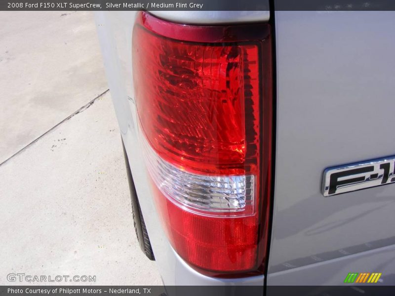 Silver Metallic / Medium Flint Grey 2008 Ford F150 XLT SuperCrew
