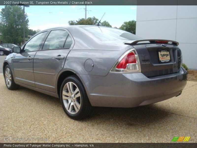 Tungsten Grey Metallic / Charcoal Black 2007 Ford Fusion SE