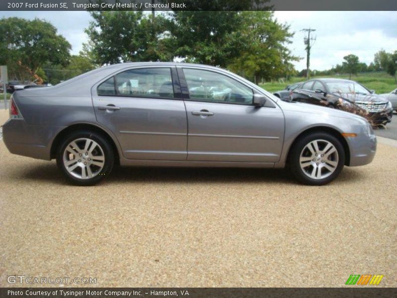 Tungsten Grey Metallic / Charcoal Black 2007 Ford Fusion SE