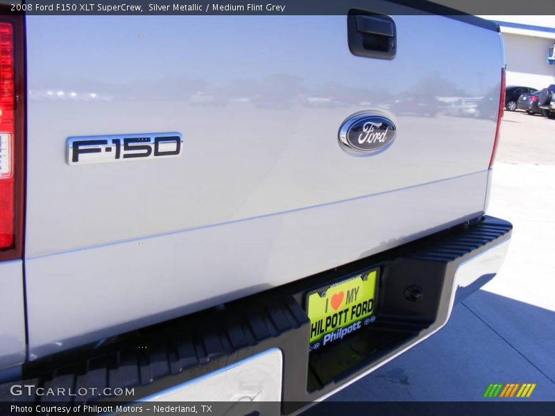Silver Metallic / Medium Flint Grey 2008 Ford F150 XLT SuperCrew