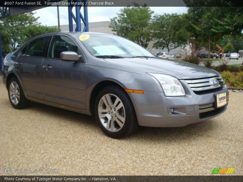 Tungsten Grey Metallic / Charcoal Black 2007 Ford Fusion SE