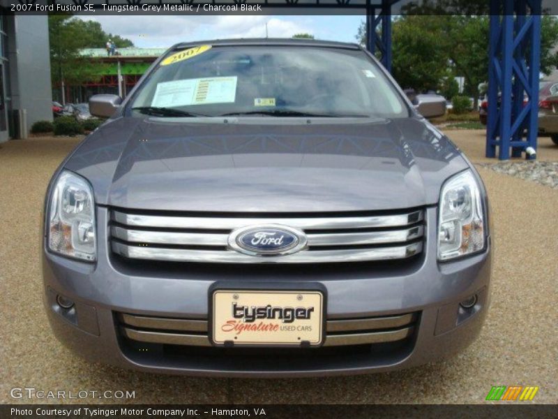 Tungsten Grey Metallic / Charcoal Black 2007 Ford Fusion SE