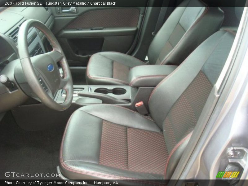 Tungsten Grey Metallic / Charcoal Black 2007 Ford Fusion SE