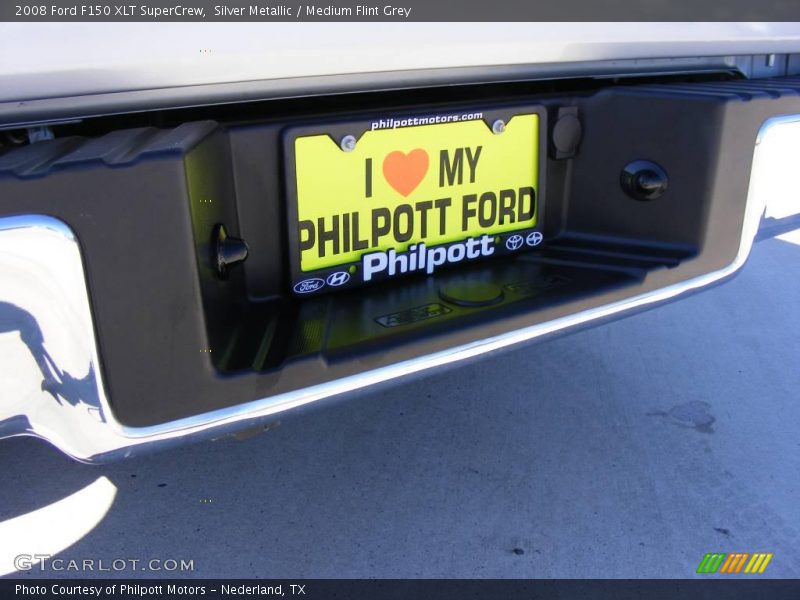 Silver Metallic / Medium Flint Grey 2008 Ford F150 XLT SuperCrew